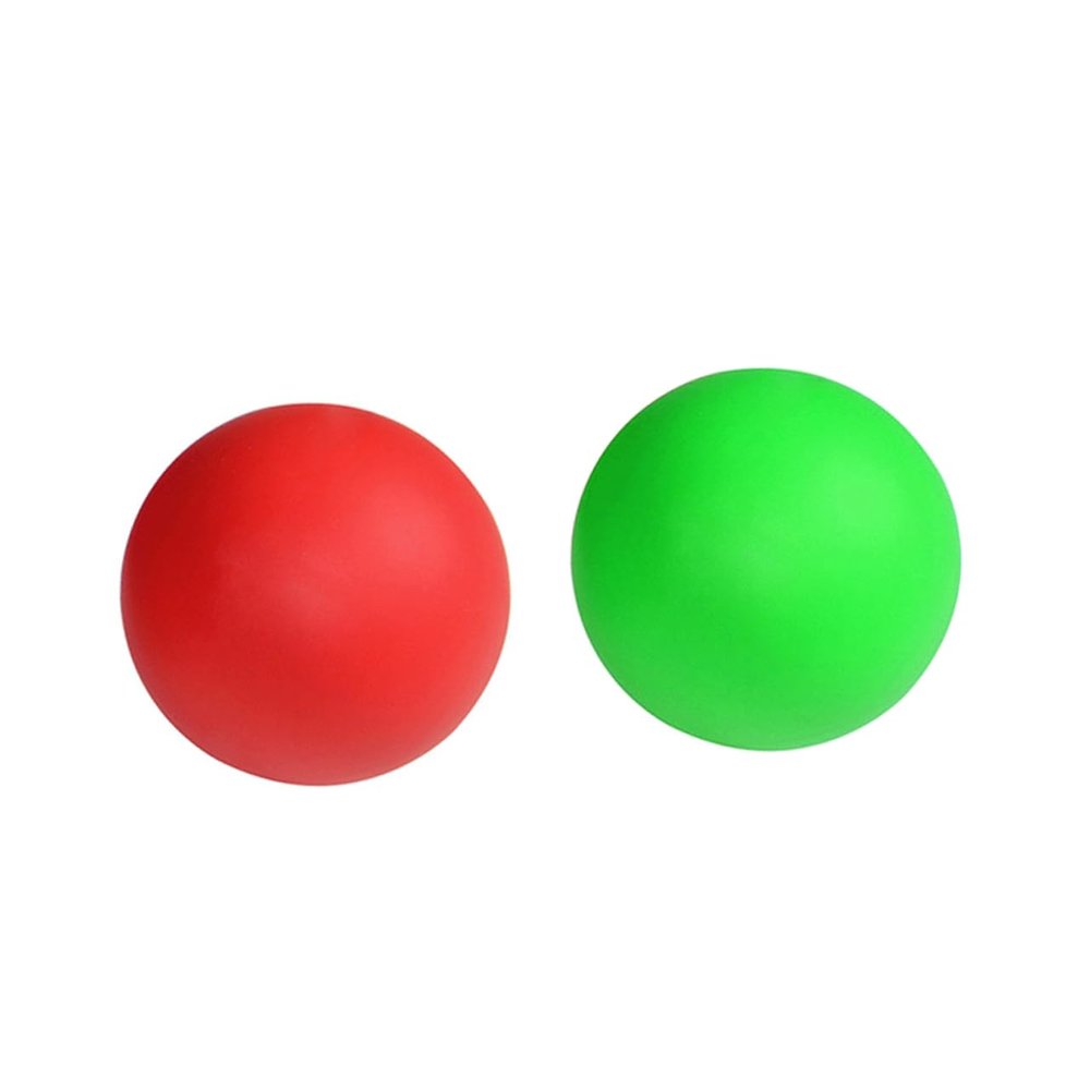 Healeved 2pcs Solid Silicone Massage Balls for Therapy and Myofascial for Yoga and Stability Exercises Durable Comfortable Design