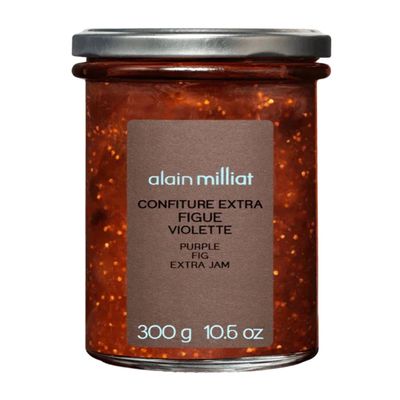 Alain Milliat Purple Fig Jam, 10.6 Oz, (One 300g Glass Jar) | GMO-Free | Imported from France