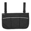 Healeved 2pcs Wheelchair Storage Pouch Breathable Hanging Side Bag for Walker Armrest Multi-Pocket Organizer for Seniors for Shopping and Daily Use view 1