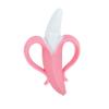 Nuby NanaNubs Banana Massaging Toothbrush - Baby Teething Toy - 3+ Months - Pink view 1