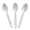 100% Compostable Non Plastic Spoons [200 Pack] CPLA Disposable Spoons. Non Plastic Silverware Set. Eco-Friendly Cutlery, Off White Flatware, Extra Sturdy Utensils, by Earth's Natural Alternative view 1