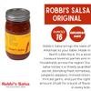 Robbi's Salsa Original - Authentic Arkansas Flavor in Every Bite! Homemade Taste with Secret Blend of Tomatoes, Jalapeno Peppers, Salt, Onion & Garlic, "Best Served When Chilled", Gluten Free - 16 oz Jar view 2
