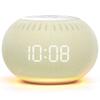 Reacher Auto-Dimmable Alarm Clock White Noise Machine with Night Light, 20 Soothing Sounds, Sleep Timer, Fabric LED Display, Precise Volume Control, Small Sound Machine for Nursery, Baby view 1