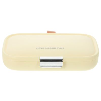 Dispenser Travel Purse Case Medicine Multifunctional Container Weekly Portable Small Holder Compact Medication Storage One-Week Sleek Organizer