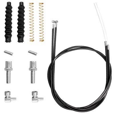 14Pcs Brake Cable Drive Rollator Replacement Parts, Brake Cable Parts for Walkers with 45 Inch Brake Cable Kit for Majority