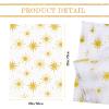 HolyMaji 50 Sheets Sunshine Tissue Paper for Packaging - 20 28" Sun Wrapping Paper Bulk - Gold Star for Gift Bags, Small Business, Here Comes The Son Baby Shower view 2