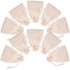 Alipis 10pcs Drawstring Bags Reusable Storage Pouches for Jewelry and Wedding Favors Elegant Design Portable Convenient Drawstring Closure view 1
