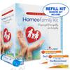 Boiron HomeoFamily Refill Kit with The Essentials - 32 Assorted Homeopathic 6c and 30c Tubes, 12 Oscillococcinum Doses - This is a Homeo Family Refill Kit (Does Not Include Blue Storage Drawers) view 2