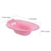 Sitz Bath Toilet Seat Postpartum Care Basin Sitz Bath Tub Butt Bath Bowl for Soothes Cleanse Hemorrhoids Treatment Pink view 2