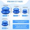 Geiserailie 16 Pcs 4 Sizes Cupping Therapy Set Silicone Cupping Massage Cups Professional Chinese Therapy Cup Vacuum for Body Muscle Nerve(Dark Blue) view 2
