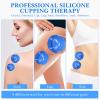 Geiserailie 16 Pcs 4 Sizes Cupping Therapy Set Silicone Cupping Massage Cups Professional Chinese Therapy Cup Vacuum for Body Muscle Nerve(Dark Blue) view 4