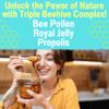 Bee Pollen Apigenin Citrus Bergamot Gummies w Organic Propolis Royal Jelly Honey Lemon Balm Extract, Supplement for Men Kids, Tincture Drops Powder Capsule Herb Capsules Supplements Alt, Pollan Polen view 3