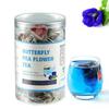 50 Dried Blue Butterfly Pea Flower Tea Bags | Thai Herbal Tea | Blue Purple Pea Tea | Caffeine-Free, Gluten-Free, Non-GMO | Ideal for Cooking, Iced Tea, Coolers, Cocktails and Mocktails view 1