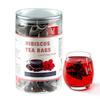 45 Hibiscus Tea Bags - Dried Hibiscus Flower Tea - Natural Edible Herbal Roselle Rosehip Tea (Flor de Jamaica) - Caffeine-Free, Gluten-Free, Non-GMO view 1
