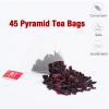 45 Hibiscus Tea Bags - Dried Hibiscus Flower Tea - Natural Edible Herbal Roselle Rosehip Tea (Flor de Jamaica) - Caffeine-Free, Gluten-Free, Non-GMO view 2
