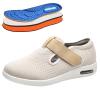 bumuam Men's Diabetic Shoes Wide Width Shoes,Extra Wide Widths Walking Edema Sneakers Adjustable Strap Easy On/Off with 3 Pairs Insoles Replacement Stylish Diabetic Shoes Men 4.5/Women 5.5 view 1