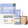 Verb Caffeinated Energy Bars Birthday Cake (26g, Pack of 16) 110-Calorie Delicious Low Sugar Energy Bar - Vegan Gluten Free On-the Go Snack with 80mg Green Tea Caffeine, Only Real-Food Ingredients