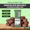 Verb Caffeinated Energy Bars Chocolate Sea Salt (26g, Pack of 16) 110-Calorie Delicious Low Sugar Energy Bar - Vegan Gluten Free On-the Go Snack with 80mg Green Tea Caffeine Only Real-Food Ingredients view 3