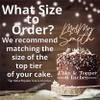 Personalized Bridal Shower Cake Topper - Engagement Party Cake Topper - Bride to Be Cake Topper - Future Mrs view 3