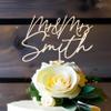 Personalized Bridal Shower Cake Topper - Engagement Party Cake Topper - Bride to Be Cake Topper - Future Mrs view 4