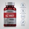 Piping Rock K2 MK7 Vitamin Supplement | 100 mcg | 180 Vegetarian Capsules | Non-GMO, Gluten Free view 3