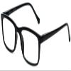 M Readers 105 Rectangular Reading Glasses +7.00 Black Men Women Stylish Fashion Unisex Trendy Eyeglasses Lightweight w/Case view 1