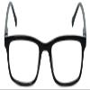 M Readers 105 Rectangular Reading Glasses +7.00 Black Men Women Stylish Fashion Unisex Trendy Eyeglasses Lightweight w/Case view 2