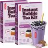 Pocas Bubble Tea Kit, Taro 2-Pack  Milk Tea Powder with Tapioca Pearls, Boba Straws, 3 Kits Per Box view 1