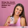 Pocas Bubble Tea Kit, Taro 2-Pack  Milk Tea Powder with Tapioca Pearls, Boba Straws, 3 Kits Per Box view 4
