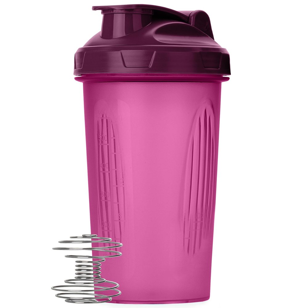 Mr. Pen- Shaker Bottles for Protein Mixes, 28 oz, 1 Pack, Purple, Protein Shaker Bottle with Wire Whisk Ball, Blender Bottle