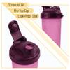 Mr. Pen- Shaker Bottles for Protein Mixes, 28 oz, 1 Pack, Purple, Protein Shaker Bottle with Wire Whisk Ball, Blender Bottle view 4
