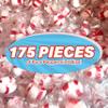 Soft Peppermint Candy Puff Christmas Mints - 2 Pounds Approx 175 Pieces - Mints Individually Wrapped Christmas Candy view 4
