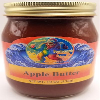Beachsquatch Apple Butter, 19 ounce jar