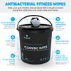 Wipex Gym Wipes Bundle - Get 2 Buckets (1) Lavender Plant-Based Fitness Equipment Wipes & (1) Sanitizing BZK for Skin, Great for Gyms, Yoga Studios, Home, Fitness Centers, 400 Ct (Pack of 2) view 3