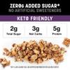 KIND Zero Added Sugar Granola, Caramel Mocha Nut, Healthy Snacks, Good Source of Fiber, Gluten Free, Low Sugar, 5g Protein, 5 Count view 3