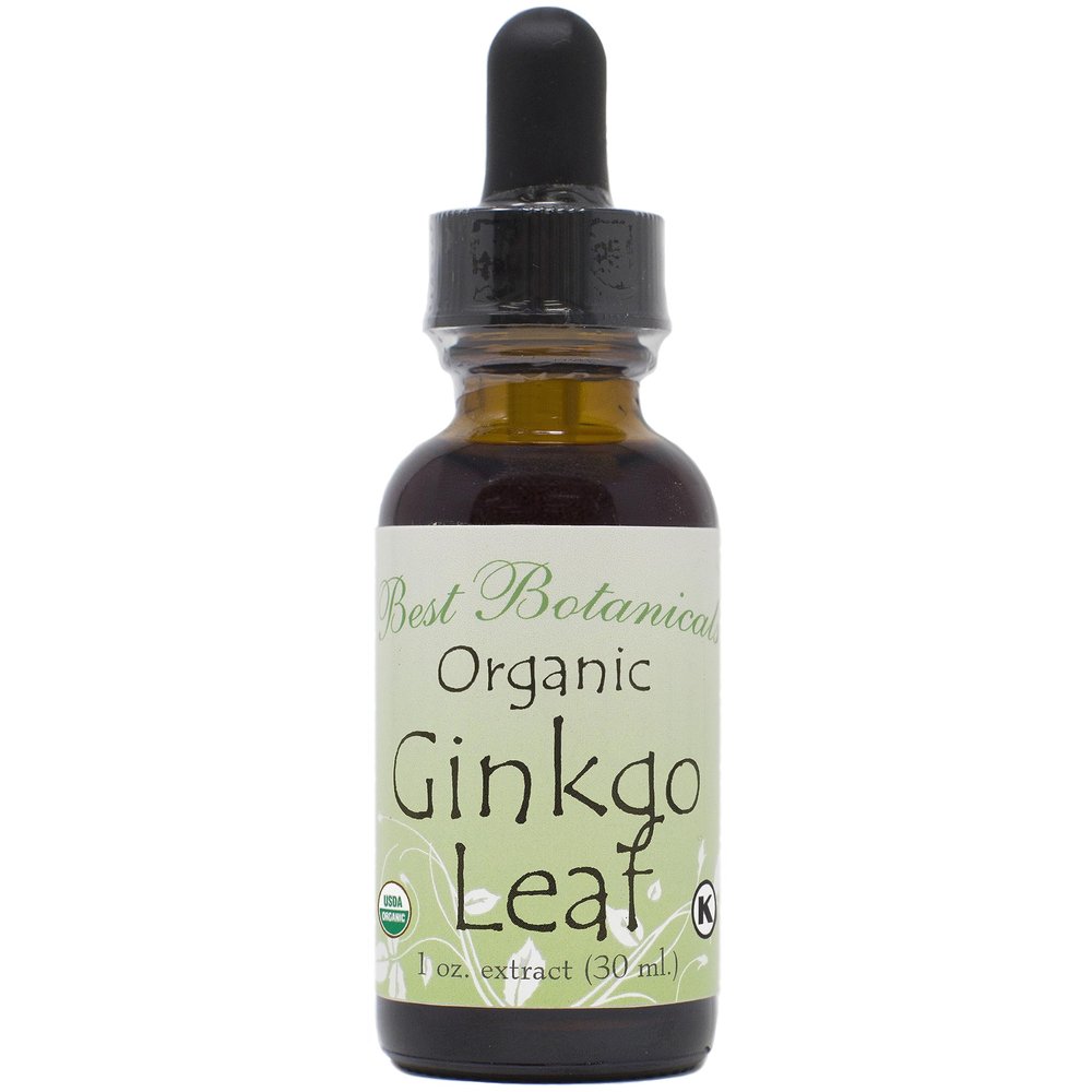 Best Botanicals Organic Ginkgo Leaf Extract 1 oz.