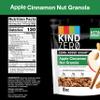 KIND Zero Added Sugar Granola, Apple Cinnamon Nut, Healthy Snacks, Good Source of Fiber, Gluten Free, Low Sugar, 5g Protein, 5 Count view 2
