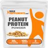 BulkSupplements.com Peanut Protein Powder - Peanut Protein Flour, Gluten Free, 30g per Serving, 100g (3.5 oz) (Pack of 1) view 1