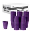 Party Solids Purple Plastic Cups - 12 oz, Pack Of 600 view 1