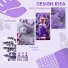 Vgo... Household Cleaning Gloves,Double-layer,Lined Dishwashing Gloves,Long Sleeves for Kitchen,Bathroom Cleaning(TP1117) view 3