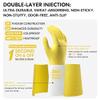 Vgo... 1 Pair Household Cleaning Gloves Infused with Rresh Rich Aromas, Lined Dishwashing Gloves,Long Sleeves Kitchen Gloves, Bathroom Cleaning, Gardening, Pet Care(Yellow,Size L,TP1117) view 2