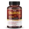 Taurine with Creatine, L-Arginine, L-Citrulline High Absorption with Black Pepper Nitric Oxide Booster, Muscle (150 Count (Pack of 1)) view 1