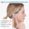 Ear Plugs for Sleeping, 20 Moldable Noise Cancelling Silicone Earplugs for Swimming, Snoring, Sleep and Studying, Blue view 4