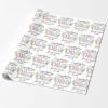 InterestPrint Personalized Wedding Wrapping Paper Roll, Custom Watercolor Leaves Wrap Paper with Name Customized Gift Wrapping Paper for Boyfriend Girlfriend 58x23 5 Rolls view 2