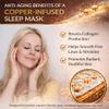 SLEEP FOUNTAIN Anti Aging Silk Sleep Mask for Women, Mulberry Silk Eye Mask for Sleeping and Skin Care, Blackout Sleep Mask with Copper Ion Technology Reduces Eye Puffiness, Fine Lines and Wrinkles view 4