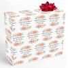 InterestPrint Personalized Wedding Wrapping Paper Roll, Custom Vintage Leaves Floral Wrap Paper with Name Customized Gift Wrapping Paper for Boyfriend Girlfriend 58x23 5 Rolls view 1