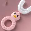 boyg New Children's Mouth U-Shaped Toothbrush 2-6 Years Old Baby Mouth Guard Silicone Toothbrush view 1