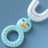 boyg New Children's Mouth U-Shaped Toothbrush 2-6 Years Old Baby Mouth Guard Silicone Toothbrush view 1
