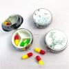 3 Cell Metal Pill Boxes Stainless Steel Round Pill Boxes Medicine Organizer Container Medicine Case Splitters Pill Pill Bottle (Color : No Image) view 2
