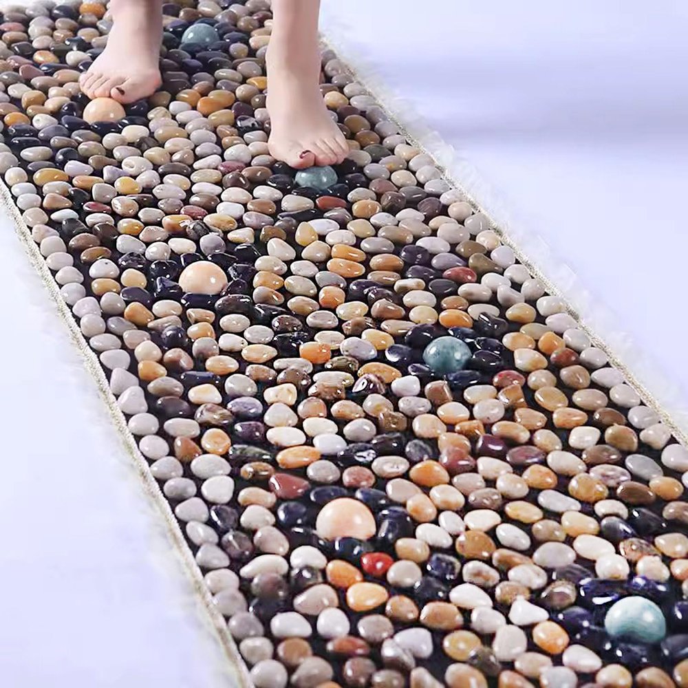 DRemdo Natural Foot MassageNon Slip Runner Rug Living RoomMassage pad